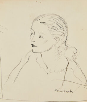 Sketch of a Young Woman