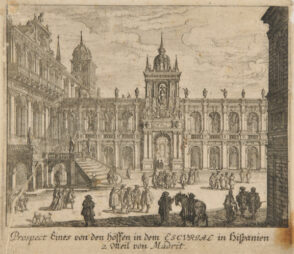 Prospect Eines von den höffen in dem Escurial