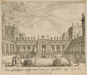 Ein Geschlossenes Wasser Und Canal in den Pal: dess Card: di Ferrara zu tivoli