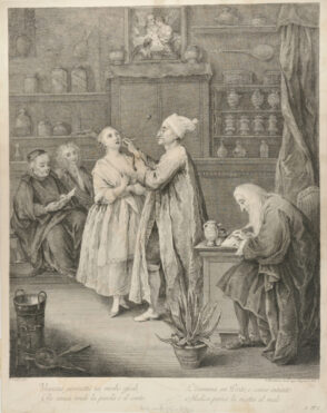 Vezzoza giovinetta un morbo assale . . . (The dentist)