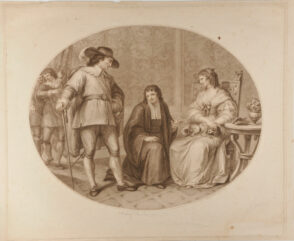 Oliver Cromwell Discovering His Chaplain on His Knees Before His Daughter