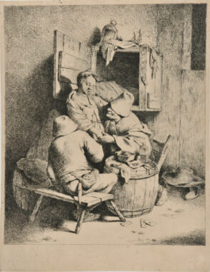 La jeune Cabaretiere Caressé