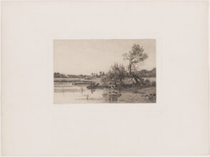 Cows on the Bank of a River