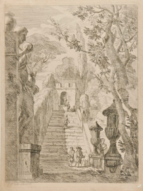 The Fountain at the Top of the Steps