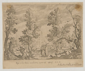 Ego Cibum Halec . . . (Christ and Two Disciples)