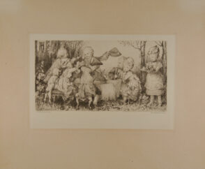 Children Having Party in Garden