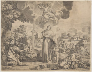 Scene with Bishop and Figures
