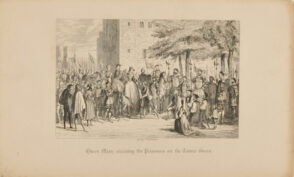 Queen Mary Receiving the Prisoners on the Tower Green