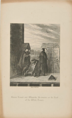 Simon Renard and Winwike the Warder on the Roof of the White Tower