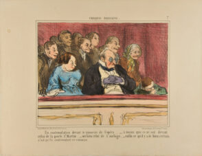 Plate 7 from the series “Croquis Parisiens”