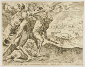 The Labors of Hercules (No. 8 Hercules Hunting the Erymanthian Boar)