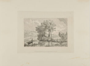 Boy with Fishing Net by River