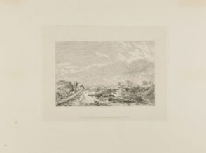 Landscape with Two Men Driving a Flock of Sheep