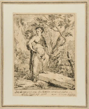 Hagar Fleeing into the Desert