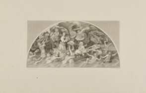 Girl in a Boat Surrounded by Mermaids