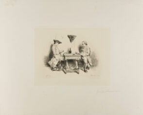 Two Men Playing Cards