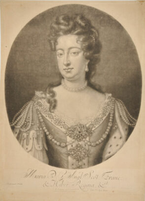 Maria D: G: Angl: Scot: Franc:/& Hiber: Regina. & ct. (Mary II, Queen of William III)