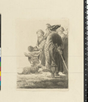 Christ, with the Sick Around him, Receiving Little Children (Fragment)