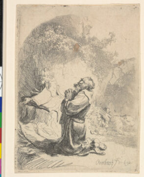 Saint Jerome Praying: Arched