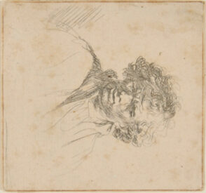 Curly-Headed Man with a Wry Mouth