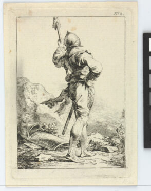 Plate 2 from the series “First Suite of Soldiers”