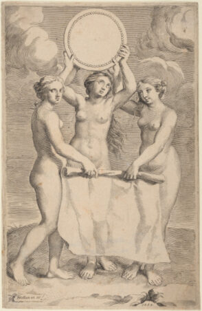 The Three Graces (frontispiece to Balthazar de Vias’s Charitum libri tres)