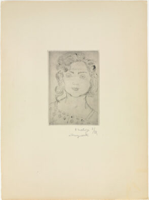 Little Girl, Flowered Blouse