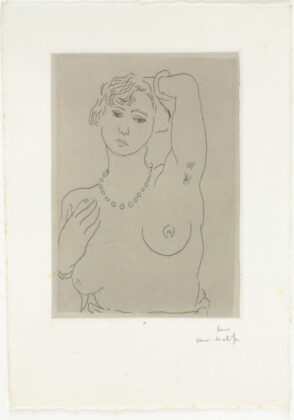 Bust of a Woman with Necklace and Bracelet