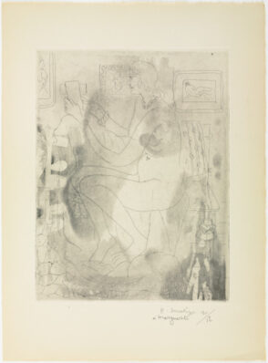 Nude in Profile, Reading