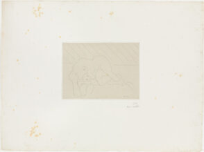 Inverted Nude, Holding Ankle