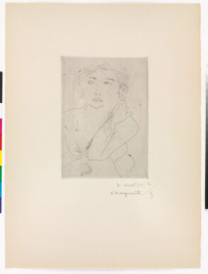 Seated Nude, Left Arm Folded at Nape of Neck