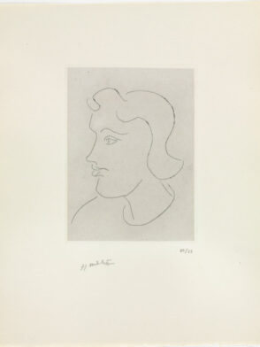 Profile of Young Woman