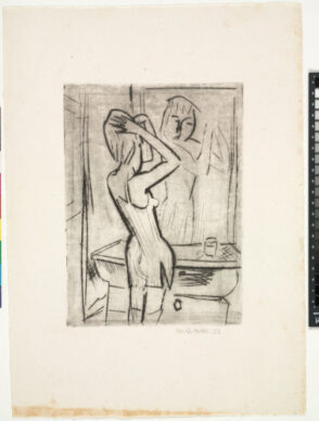 Young Woman Before Her Mirror