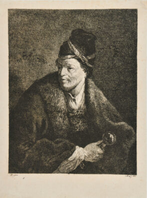 Bust of a Man with Fur-Trimmed Cloak