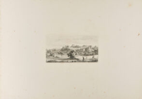 Landscape with Haymakers, with an Italian Hill Town in the Distance