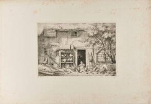 Child Feeding Chickens