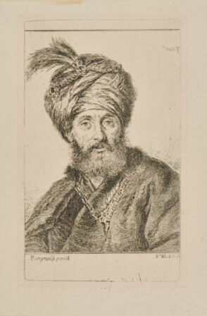Bearded Man Wearing a Turban