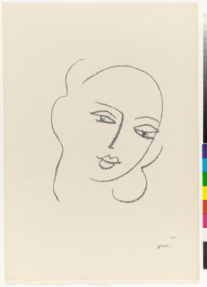 Study for the “Virgin”, Face, Chapel of Vence