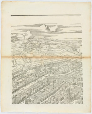 Plate from the series “Siege of Frankfurt”