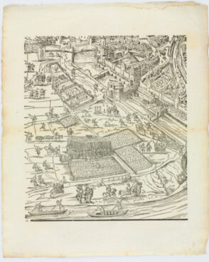 Plate from the series “Siege of Frankfurt”
