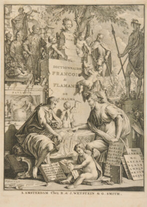 Dictionnaire francois & flamand de f. halma