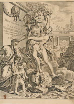 Niew nederduitsch en fransch woordenboek uit het gebruik en de beste schryvers opgestelt door f. halma