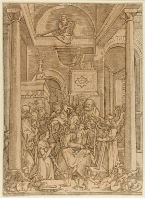 Virgin among Saints and Angels