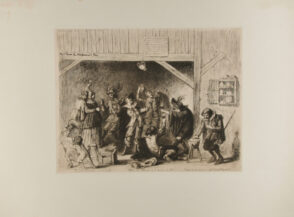 Villon at the Cabaret of the Fir Cone, after the Frescoes of the Cafe Gonin