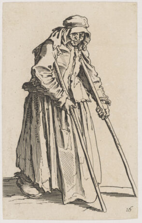 The Beggar Woman on Crutches