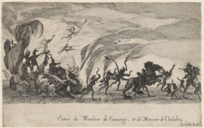 Entrée de Mm. de Couvonge et de Chalabre