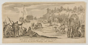 After Callot’s plate 7 from the series “The Large Passion of Jesus Christ”