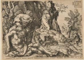 Plate 2 from the series “The Parable of the Good Samaritan”