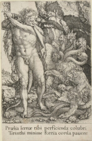 Plate 4 from the series “The Labors of Hercules”