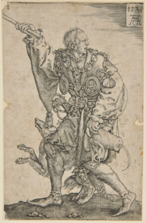 Master of Ceremonies with a Dog